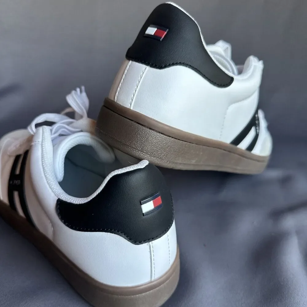Tommy Hilfiger 11 M Logo Skater  Men’s Shoes Skateboarding White Leather TMLERGE